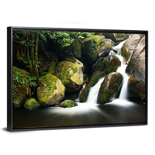 Yarra Ranges Waterfall In Victoria Australia Canvas Wall Art