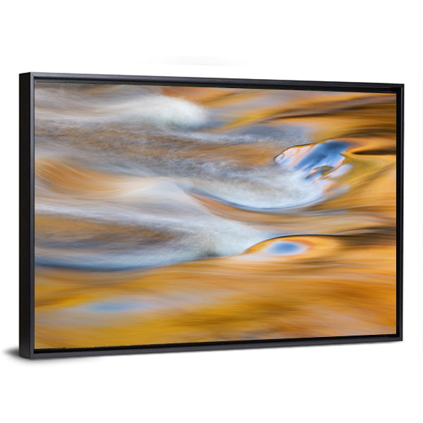 Bond Falls Rapids In USA Canvas Wall Art