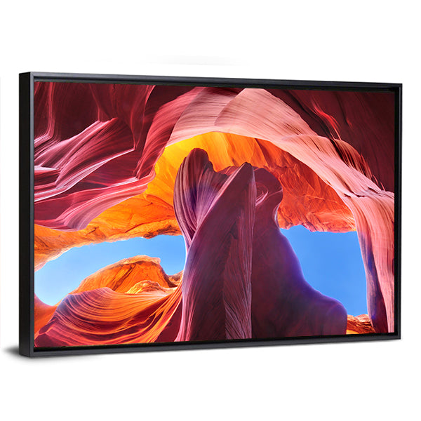 Antelope Canyon In Navajo Reservation Arizona Canvas Wall Art