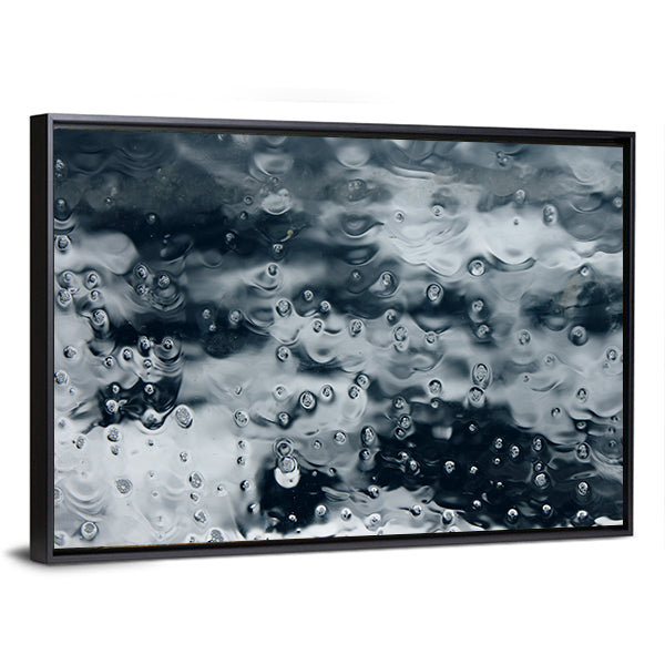 Ocean Spray on Boat Window Canvas Wall Art