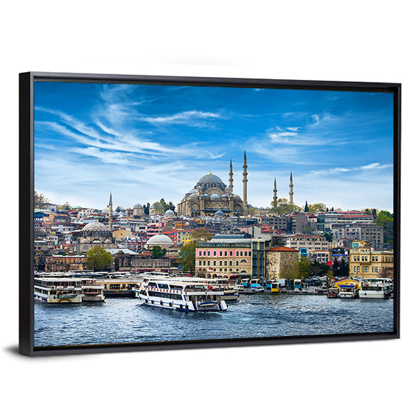 Istanbul The Capital Of Turkey Canvas Wall Art