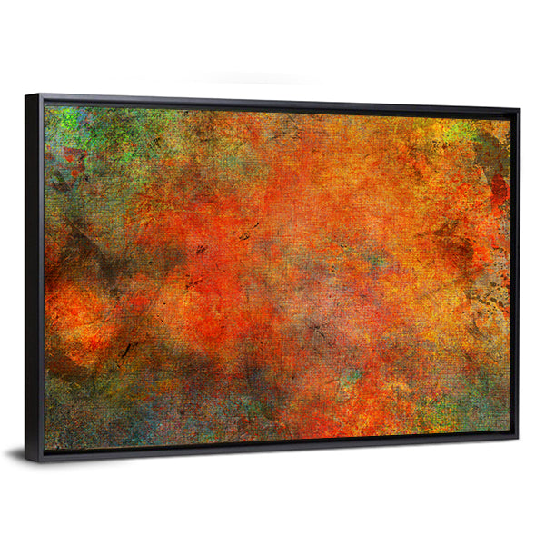 Textured Autumn Color Fields Canvas Wall Art
