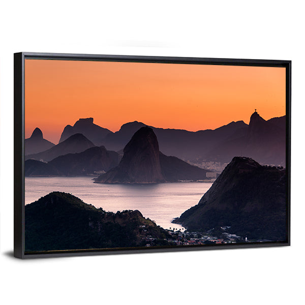 Scenic Rio de Janeiro Mountain Canvas Wall Art