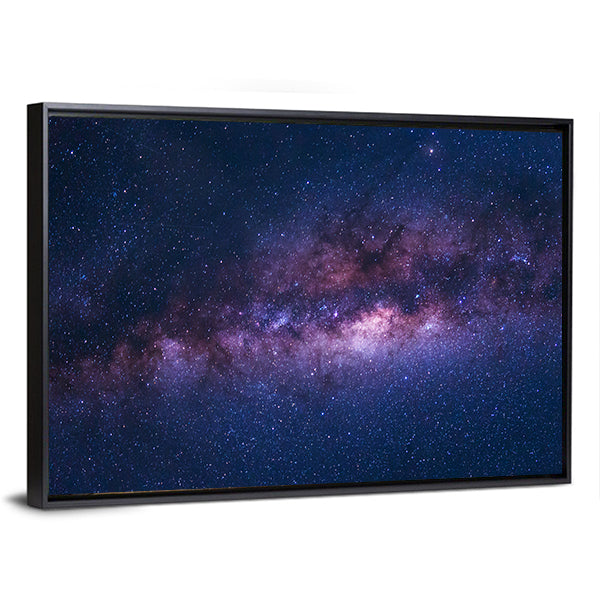 Space Shot Of Milky Way Galaxy Canvas Wall Art