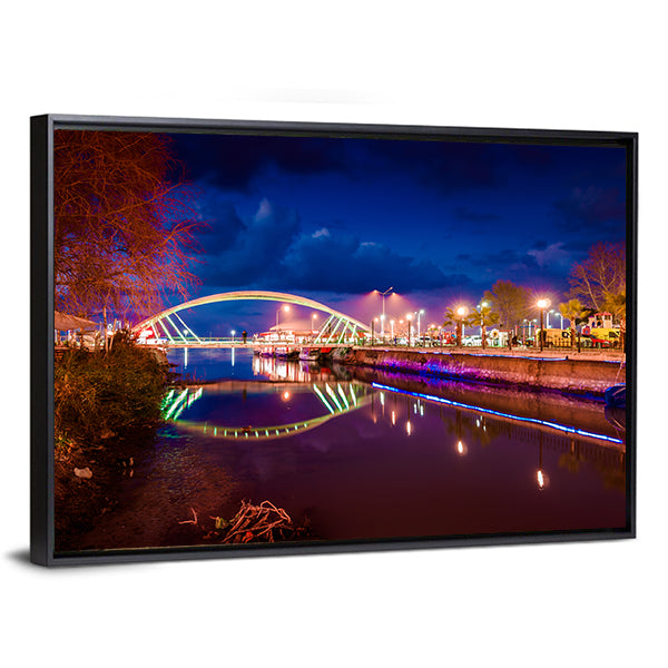 Lovers Bridge Of The Yalova City Turkey Canvas Wall Art