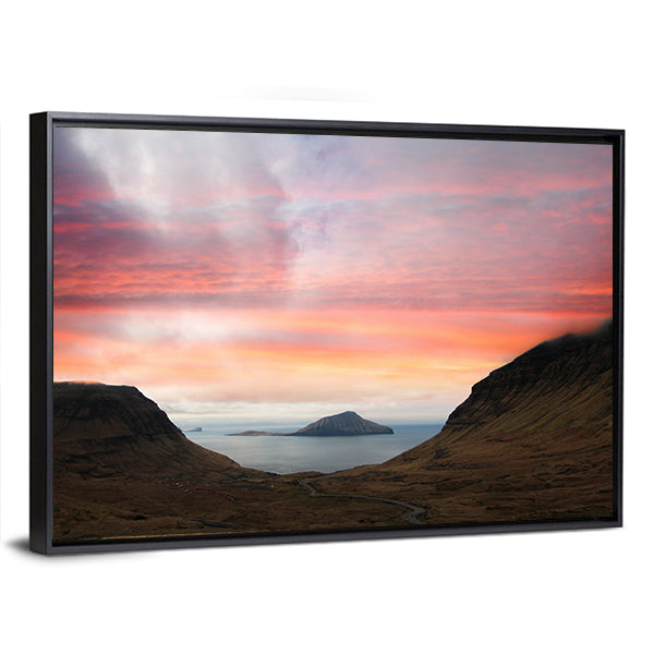 Faroe Islands In The North Atlantic Denmark Canvas Wall Art