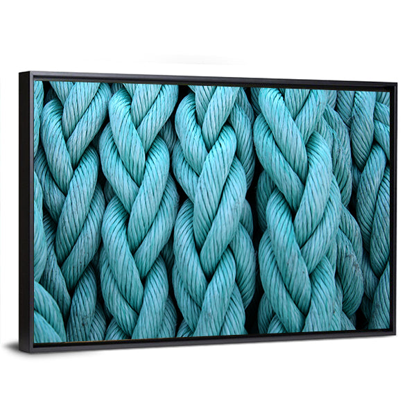 Rope On A Boat Canvas Wall Art
