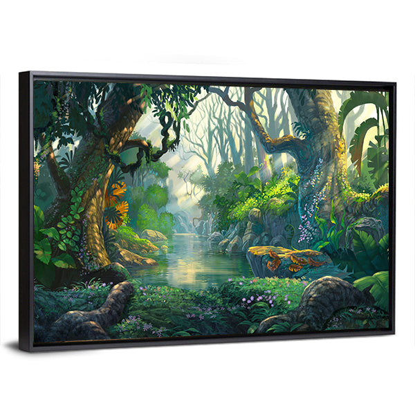 Fantasy Forest Canvas Wall Art