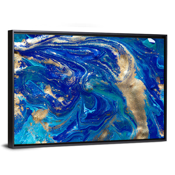 Liquid Marble Pattern Canvas Wall Art