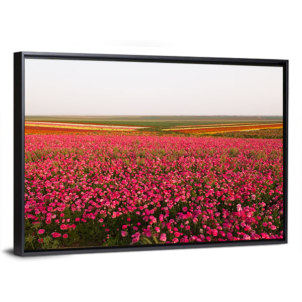Field of Spring Flowers Canvas Wall Art