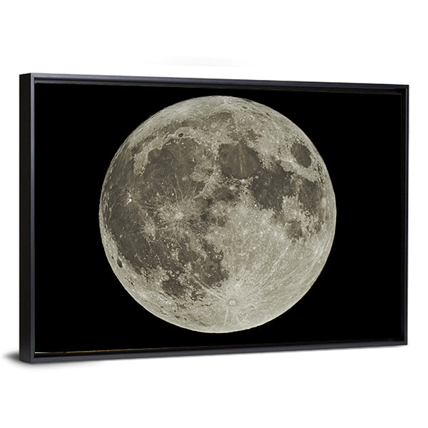 The Hunter's Supermoon Canvas Wall Art