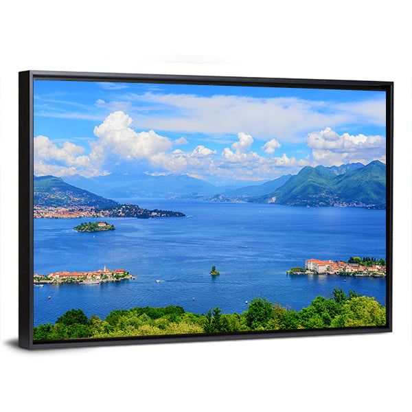 Lago Maggiore Lake In Italy Canvas Wall Art