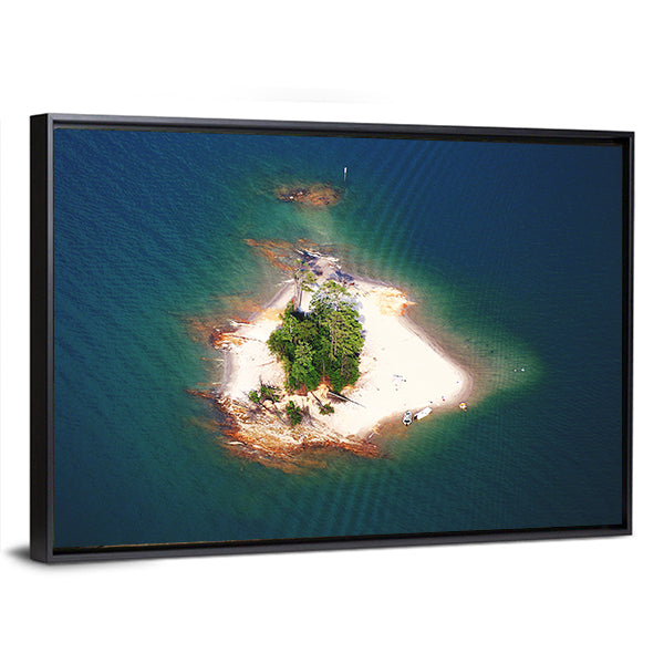 Island on Lake Lanier, Georgia Canvas Wall Art