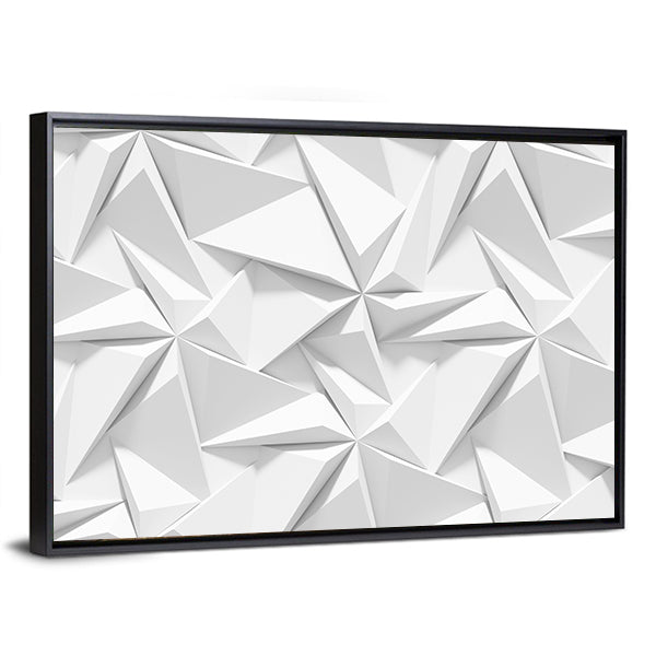 Origami Paper Geometric Pattern Canvas Wall Art