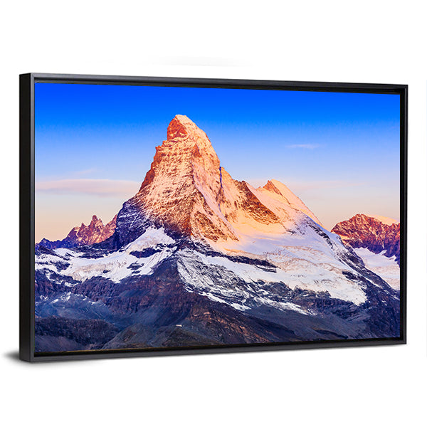 Matterhorn At Sunrise Canvas Wall Art