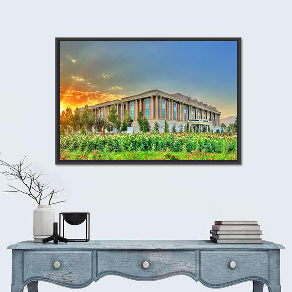National Museum Of Tajikistan In Dushanbe Canvas Wall Art