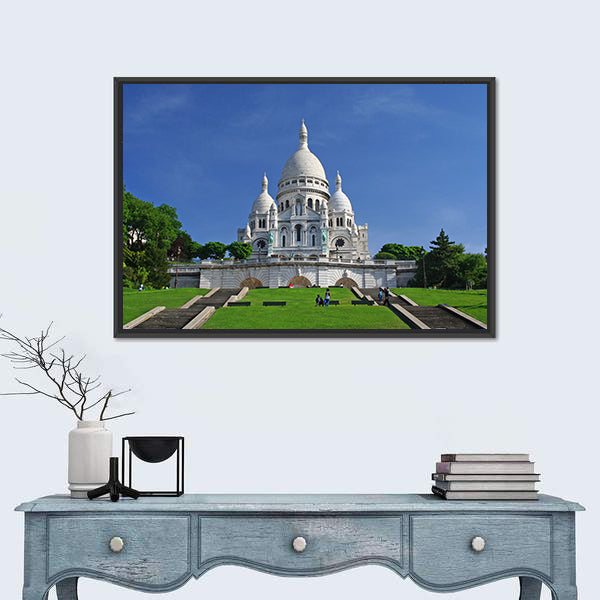 Sacré-cœur Basilica in Montmartre, Paris Canvas Wall Art