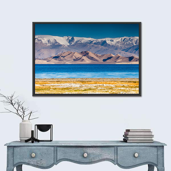 Karakul Lake In Pamir In Tajikistan Canvas Wall Art