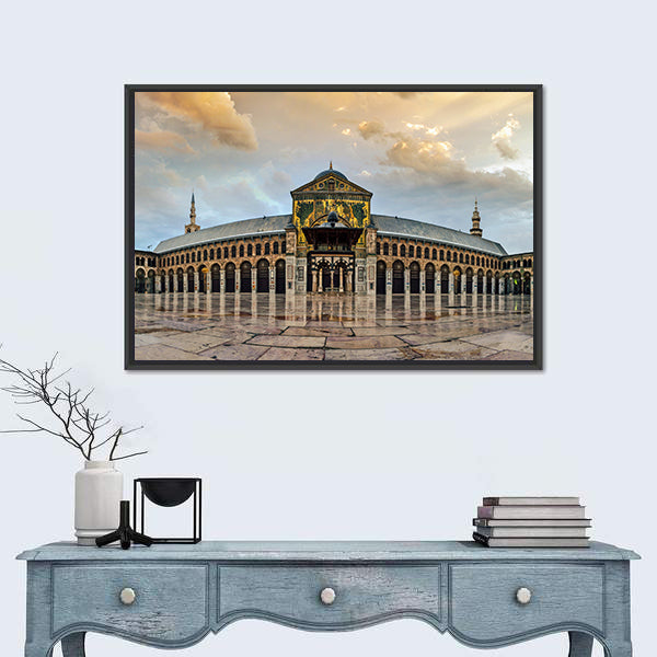 Great Umayyad Mosque Of Damascus Syria Canvas Wall Art