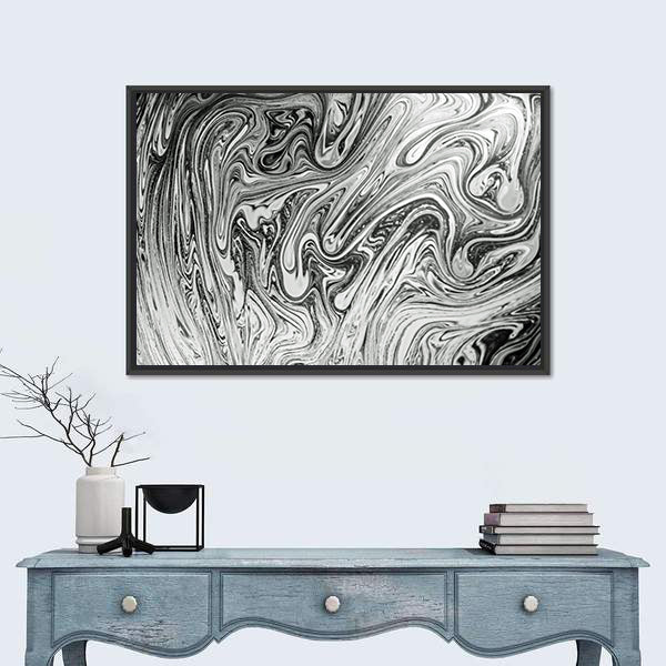 Soap Bubbles Pattern Canvas Wall Art
