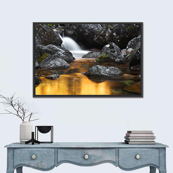 The Macieira River In Peneda Geres National Park Portugal Canvas Wall Art