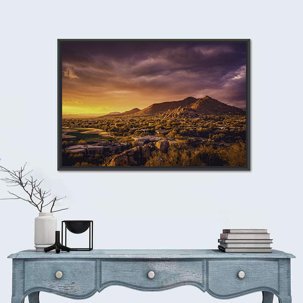 Scottsdale Arizona Desert Canvas Wall Art