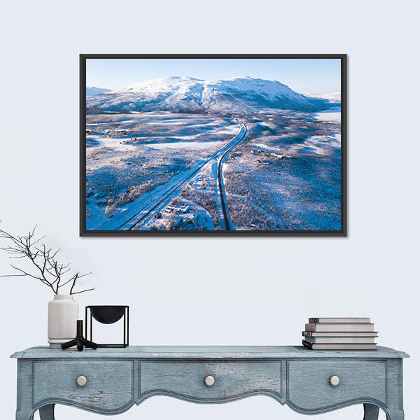 Abisko National Park In Kiruna Municipality Sweden Canvas Wall Art