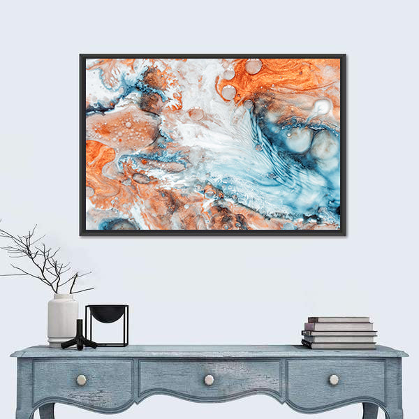 Marble Effect Artwork Canvas Wall Art