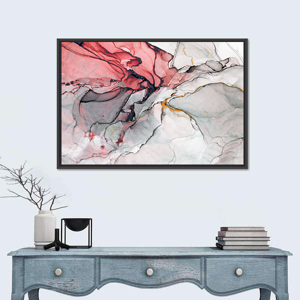 Alcohol Ink Abstract Canvas Wall Art