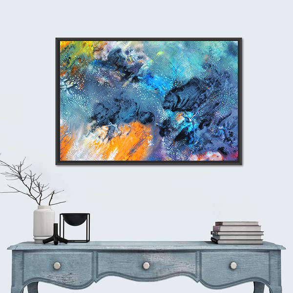 Icy Bright Texture Canvas Wall Art