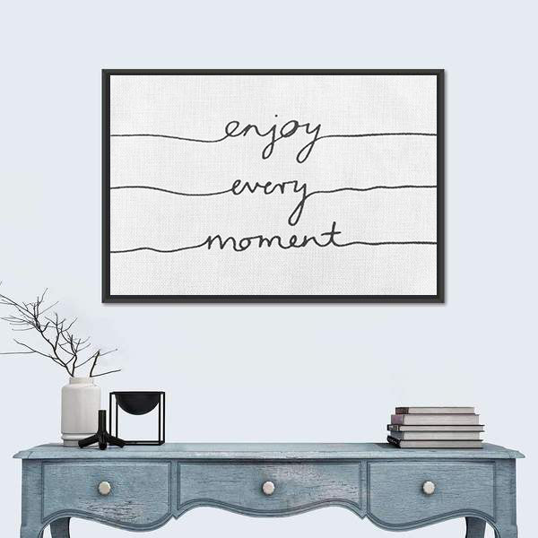 Quote For Positive Thinking Canvas Wall Art