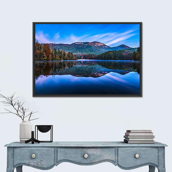 Pinnacle Lake At Sunrise In South Carolina Canvas Wall Art