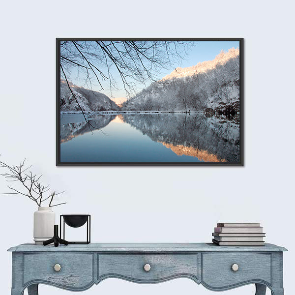 Lake Kozjak In Plitvice National Park Canvas Wall Art