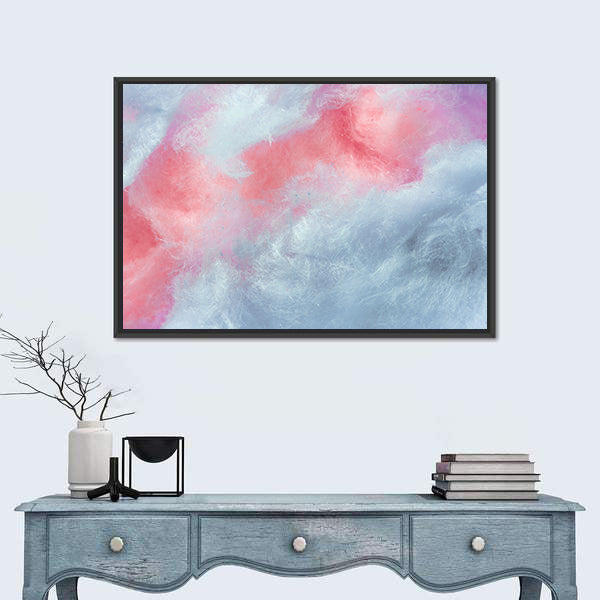 Cotton Candy Artwork Canvas Wall Art