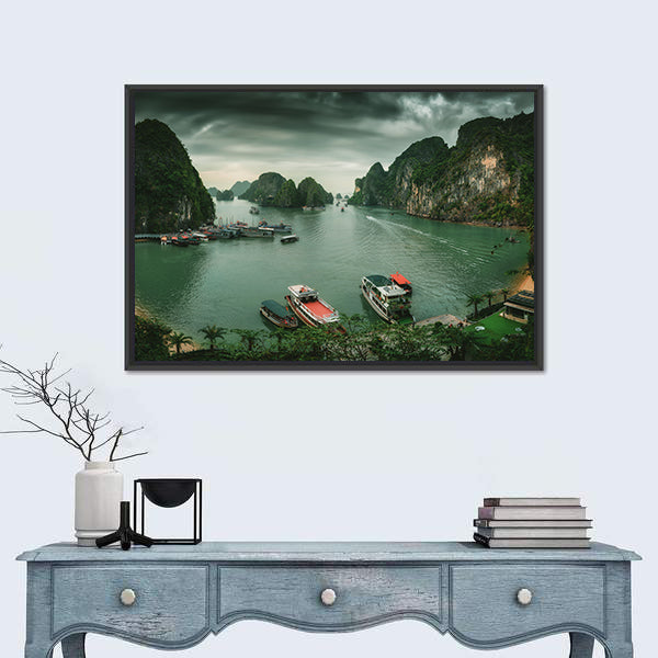 Ha Long Bay In Vietnam Canvas Wall Art