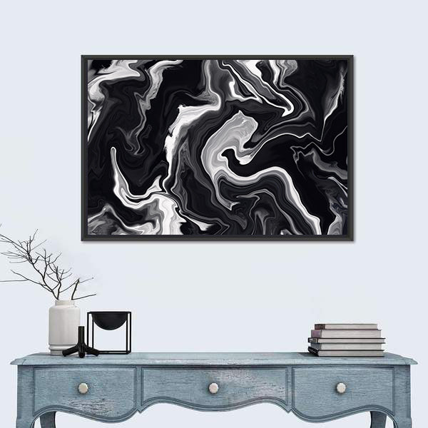 Marble Textured Artwork Canvas Wall Art