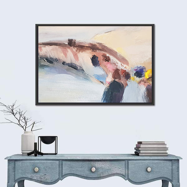 Hand Drawn Sea Sketch Canvas Wall Art