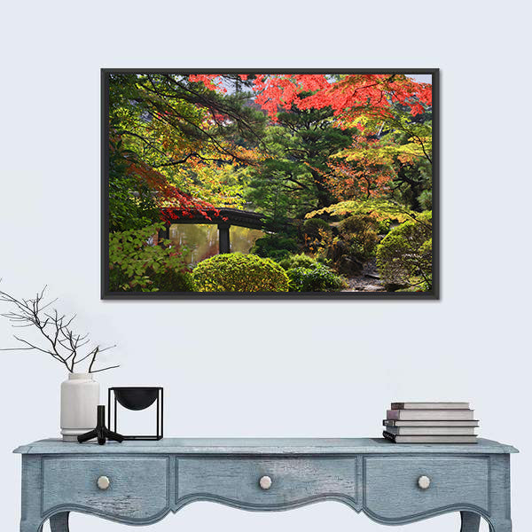 Rinoji Temple Garden Canvas Wall Art