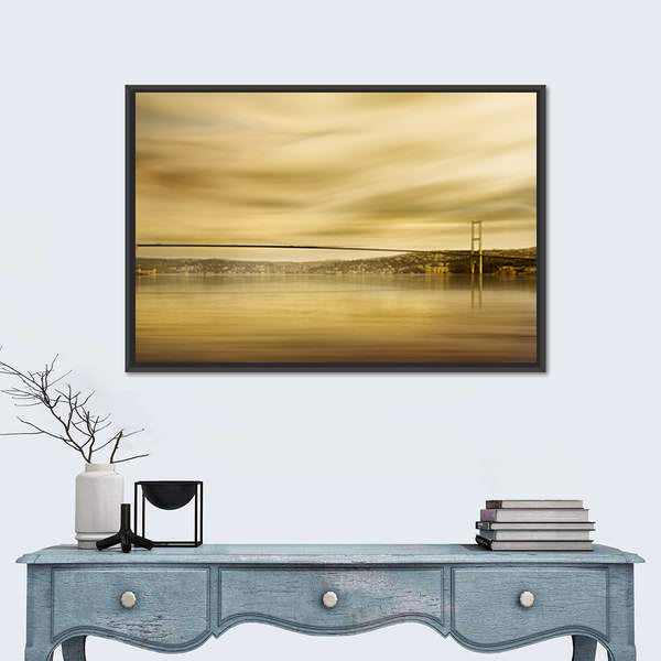 Bosphorus Bridge In Istanbul Canvas Wall Art