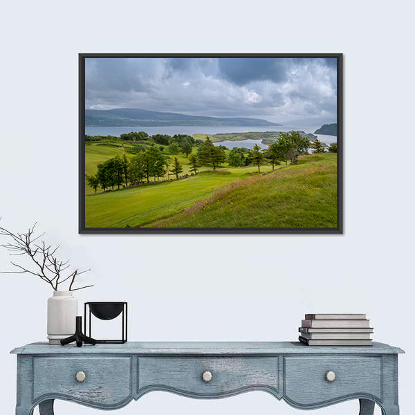 Tobermory Bay In Scotland Canvas Wall Art