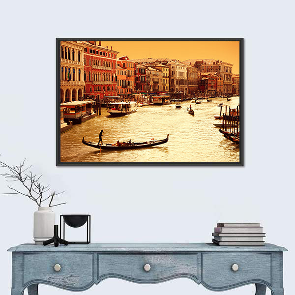 Canal Grande in Venice Canvas Wall Art