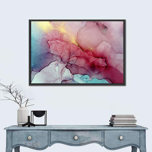 Splash Of Fluid Artwork Canvas Wall Art