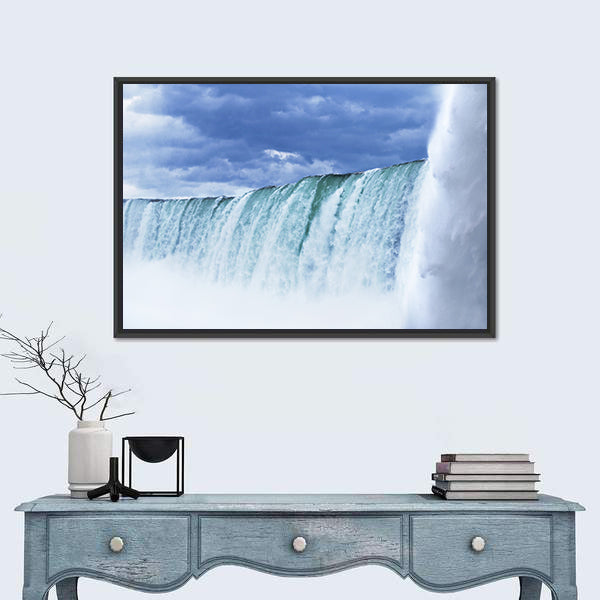 Niagara Falls Horseshoe In Canada Canvas Wall Art