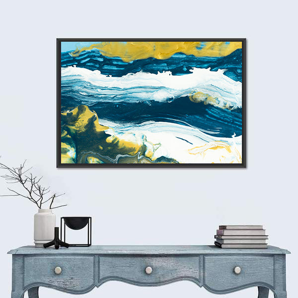 Acrylic Lake Texture Canvas Wall Art