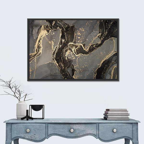 Luxury Fluid Abstract Canvas Wall Art