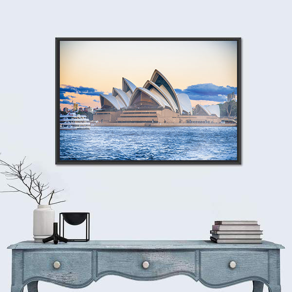 Sydney Opera House at Sunset Canvas Wall Art
