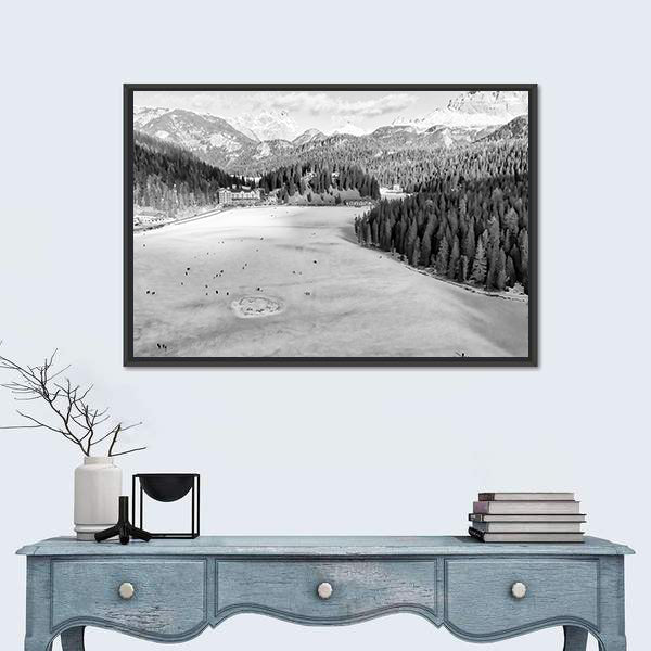 Dolomites at Misurina, Italy Canvas Wall Art