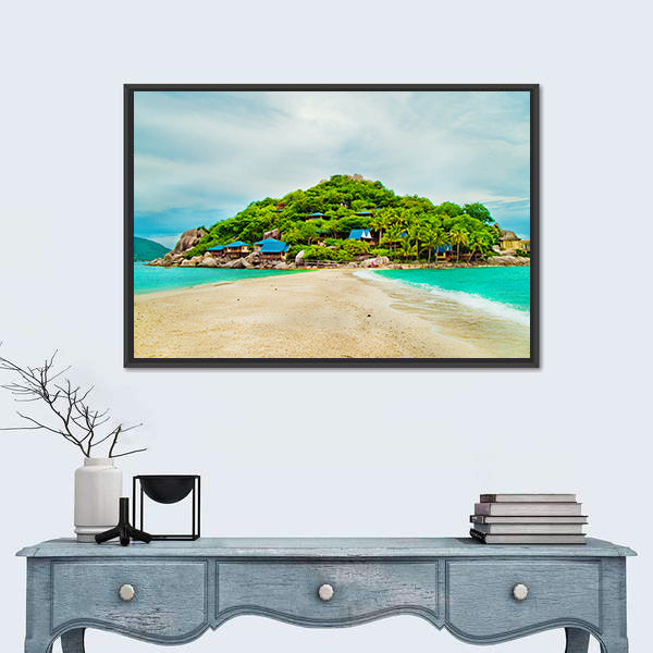 Tropical Island Beach in Thailand Canvas Wall Art