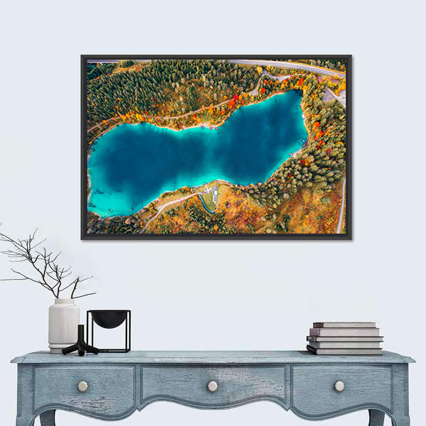 Urisee Lake In Austria Canvas Wall Art