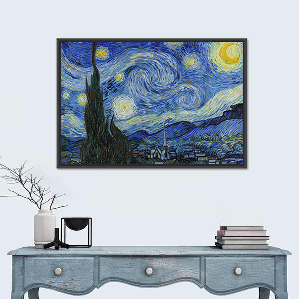 Vincent Van Gogh Starry Night 1889 Canvas Wall Art